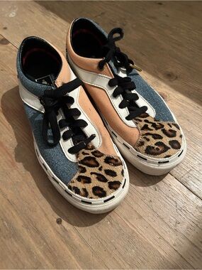 RARE vans multi pattern shoes Ultra Cush